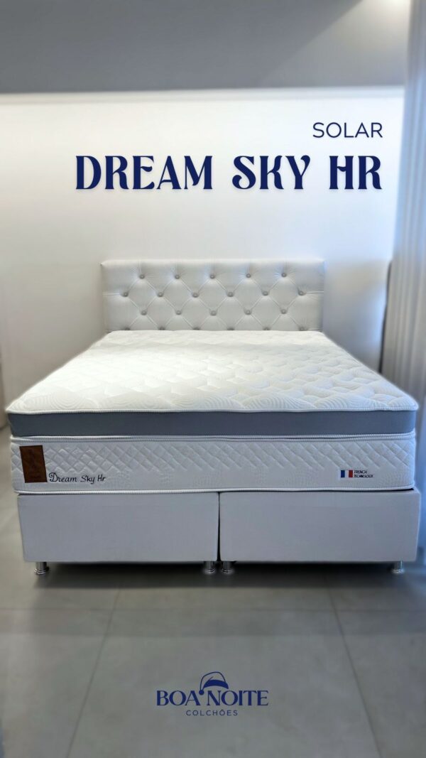 Dream Sky Hr - Solar (Box + Colchão)