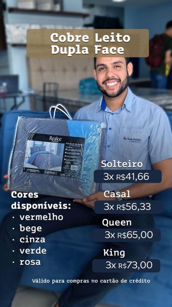 Cobre Leito Dupla Face