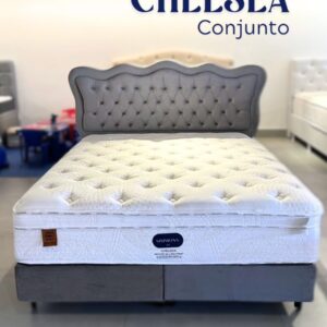 Conjunto Chelsea Simmons (Box + Colchão)